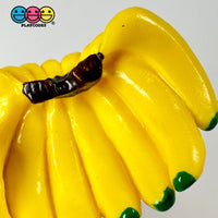 Bunch Of Bananas Mini Charm Cabochon Decoden Plastic Resin 5 Pcs Playcode3 Llc