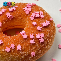 Bunny Pink Rabbit Heads Fimo Mix Faux Sprinkle Fake Bake Confetti Easter Funfetti