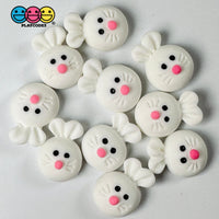 Bunny Rabbit & Carrots Mini Flat Back Charms Easter Cabochons Decoden 3 Options 10Pcs Playcode3 Llc