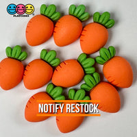 Bunny Rabbit & Carrots Mini Flat Back Charms Easter Cabochons Decoden 3 Options 10Pcs Playcode3 Llc