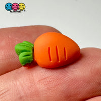 Bunny Rabbit & Carrots Mini Flat Back Charms Easter Cabochons Decoden 3 Options 10Pcs Playcode3 Llc