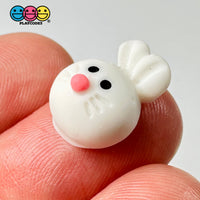 Bunny Rabbit & Carrots Mini Flat Back Charms Easter Cabochons Decoden 3 Options 10Pcs Playcode3 Llc