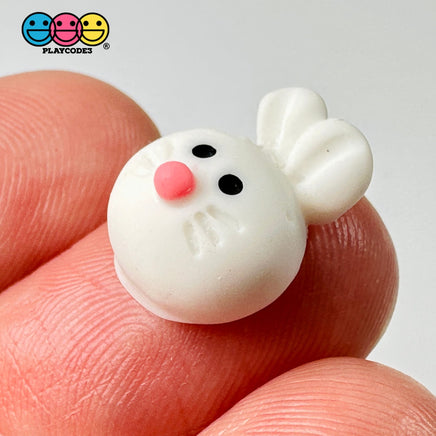 Bunny Rabbit & Carrots Mini Flat Back Charms Easter Cabochons Decoden 3 Options 10Pcs Playcode3 Llc