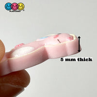 Bunny Rabbit Flat Back White Belly Charms 3 Colors Cabochons 10Pcs Playcode3 Llc Charm