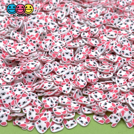 Bunny Rabbit Fimo Fake Sprinkles Easter Cabochons Slices Sprinkle