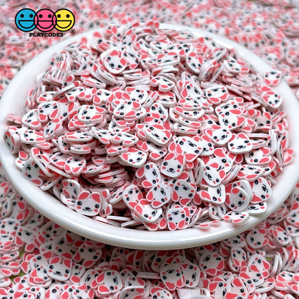 Bunny Rabbit Fimo Fake Sprinkles Easter Cabochons Slices 20 Grams Sprinkle