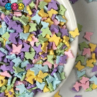 Butterfly Pastel Colors Fimo Fake Polymer Clay Sprinkles Jimmies Funfetti Sprinkle