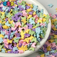Butterfly Pastel Colors Fimo Fake Polymer Clay Sprinkles Jimmies Funfetti Sprinkle