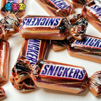 Candy Snack Chocolate Caramel Mini Flatback Charm Faux Food Cabochons Charms 10 Pcs