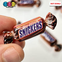 Candy Snack Chocolate Caramel Mini Flatback Charm Faux Food Cabochons Charms 10 Pcs