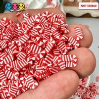 Candy Cane Peppermint Christmas Fimo Slice Fake Clay Sprinkles Funfetti 10Mm Playcode3 Llc Sprinkle