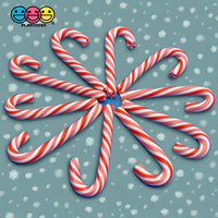 Candy Canes Realistic Christmas Theme Fake Charms Cabochons 3 Types To Choose 10 Pcs Charm