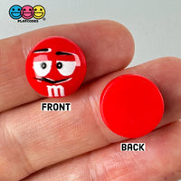 Fake Candy Chocolate Mm Kawaii Face Flatback Cabochons Decoden Charm 10 Pcs Playcode3 Llc