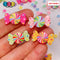 Candy Colorful Swirling Wrapped Hard Fake Candies Flatback Charms Cabochons 16 Pcs Charm