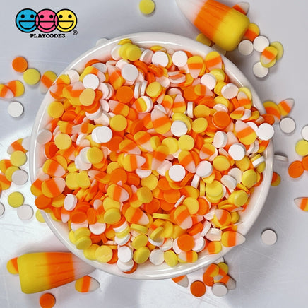 Candy Corn Confetti Fimo Slices Mix Fake Sprinkles Halloween Decoden Funfetti Sprinkle