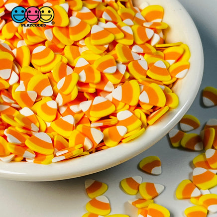 Candy Corn Fat Fimo Fake Sprinkles Halloween Funfetti Decoden 5Mm Sprinkle