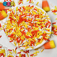 Candy Corn Mix Fake Clay Sprinkles Halloween Decoden Funfetti 5Mm Sprinkle