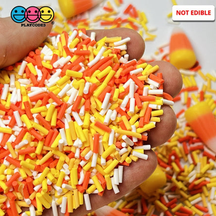 Candy Corn Mix Fake Clay Sprinkles Halloween Decoden Funfetti 5Mm Sprinkle