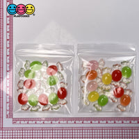Candy Hard Mini Translucent Charm Christmas Multi Color Mix Charms Cabochons 10 Pcs