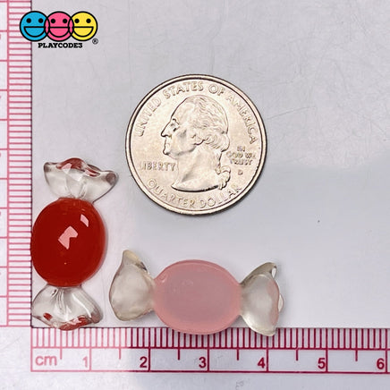 Candy Hard Mini Translucent Charm Christmas Multi Color Mix Charms Cabochons 10 Pcs