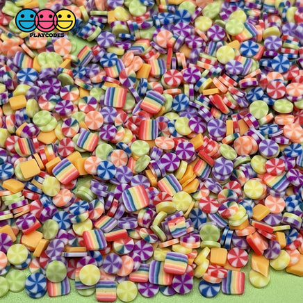 Candy Road Polymer Clay Mix Fake Sprinkles Confetti Fimo Decoden Jimmies Sprinkle