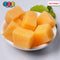 Cantaloupe Chunks 3D Fake Food Realistic Charm Cabochons 10 Pcs