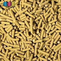 Caramel Color Fake Polymer Clay Sprinkles Jimmies Funfetti 10 Grams Sprinkle