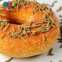 Caramel Color Fake Polymer Clay Sprinkles Jimmies Funfetti Sprinkle