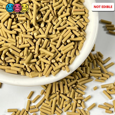 Caramel Color Fake Polymer Clay Sprinkles Jimmies Funfetti Sprinkle