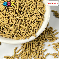 Caramel Color Fake Polymer Clay Sprinkles Jimmies Funfetti Sprinkle