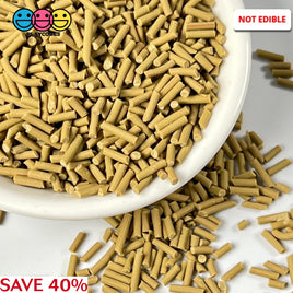 Caramel Color Fake Polymer Clay Sprinkles Jimmies Funfetti Sprinkle