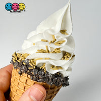 Caramel Color Fake Polymer Clay Sprinkles Jimmies Funfetti Sprinkle