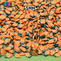 Carrots Fimo Slices Fake Polymer Clay Sprinkles Carrot Easter 5 Mm / 20 Grams Sprinkle