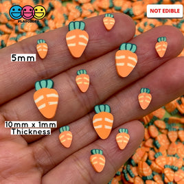 Carrots Fimo Slices Fake Polymer Clay Sprinkles Carrot Easter Sprinkle