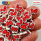 Cartoon Character Red Bow White Polka Dots Fake Clay Sprinkles Decoden Fimo Jimmies 10Mm Playcode3