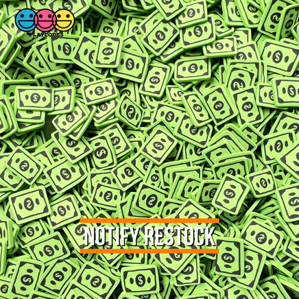 Cash Money Dollar Bill Fake Sprinkles Fimo Paper Dollars Funfetti 20 Grams Sprinkle