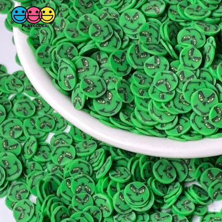 Character Christmas Green Face Fimo Fake Polymer Clay Sprinkles Jimmies Funfetti Playcode3 Llc