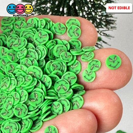 Character Christmas Green Face Fimo Fake Polymer Clay Sprinkles Jimmies Funfetti Playcode3 Llc