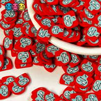 Character Red Head Hair 10Mm Frankenstein Girl Fimo Slices Fake Sprinkles Halloween Decoden Funfetti