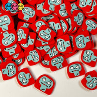 Character Red Head Hair 10Mm Frankenstein Girl Fimo Slices Fake Sprinkles Halloween Decoden Funfetti