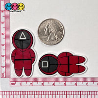 Characters Workers Masked Shapes Planar Decoden Planars Cabochons Party Favor 3 Types 9 Pcs