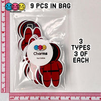 Characters Workers Masked Shapes Planar Decoden Planars Cabochons Party Favor 3 Types 9 Pcs