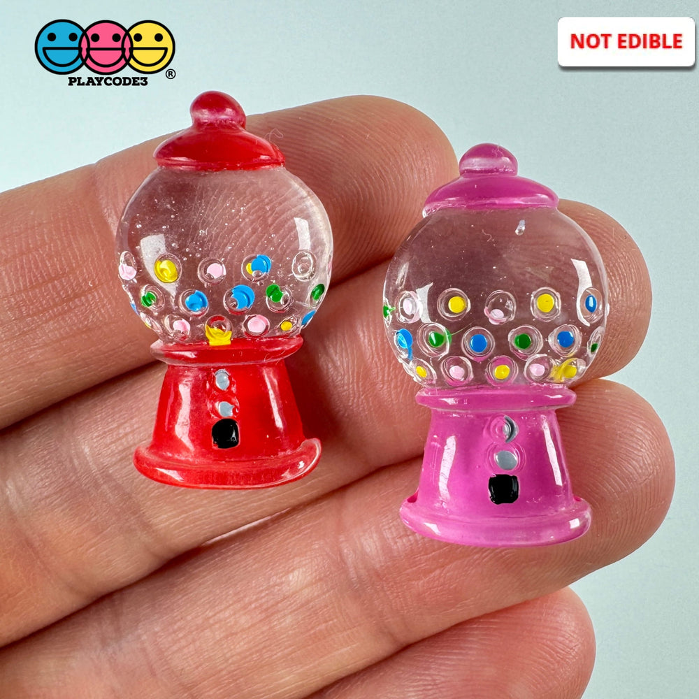 10pcs Gumball Machine Bubblegum Flatback Charms Cabochon