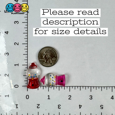Gumball Vending Machine Bubblegum Flatback Charms Cabochon 10 Pcs Charm