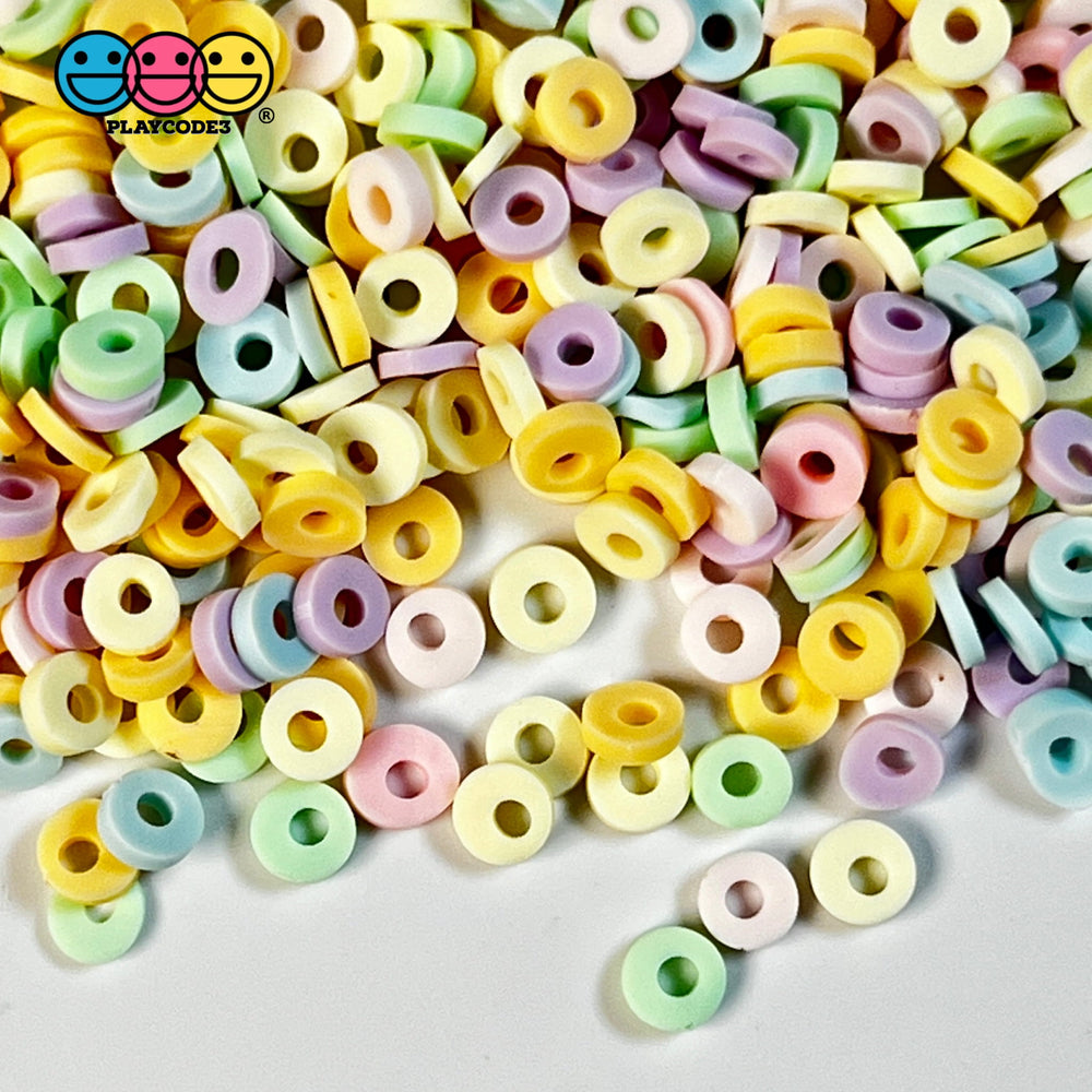 Pastel Cheerios Fake Clay Sprinkles for Easter Crafts| PLAYCODE3