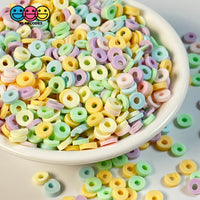 Cheerios Pastel Colors Fimo Fake Polymer Clay Sprinkles Easter Jimmies Funfetti Sprinkle