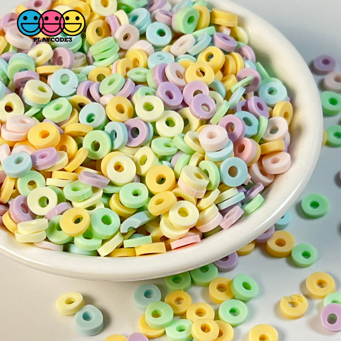 Pastel Cheerios Fake Clay Sprinkles for Easter Crafts| PLAYCODE3