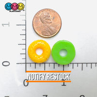 Cheerios Froot Loops Cereal Charms Fake Food Decoden 18 pcs 6 Colors Charm