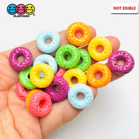 Cheerios Froot Loops Cereal Charms Fake Food Decoden 18 pcs 6 Colors Charm