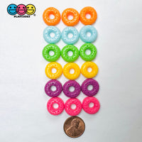 Cheerios Froot Loops Cereal Charms Fake Food Decoden 18 pcs 6 Colors Charm